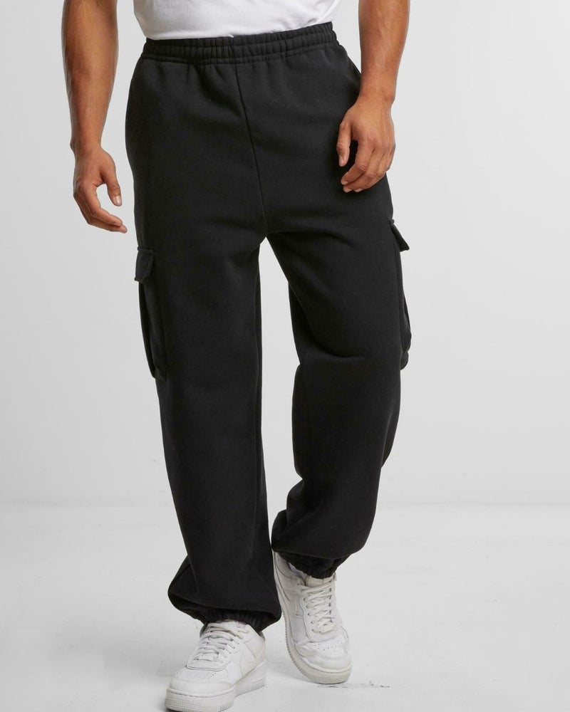 FLYNOFF Black Side Pocket Loose Fit Cargo - Image 1